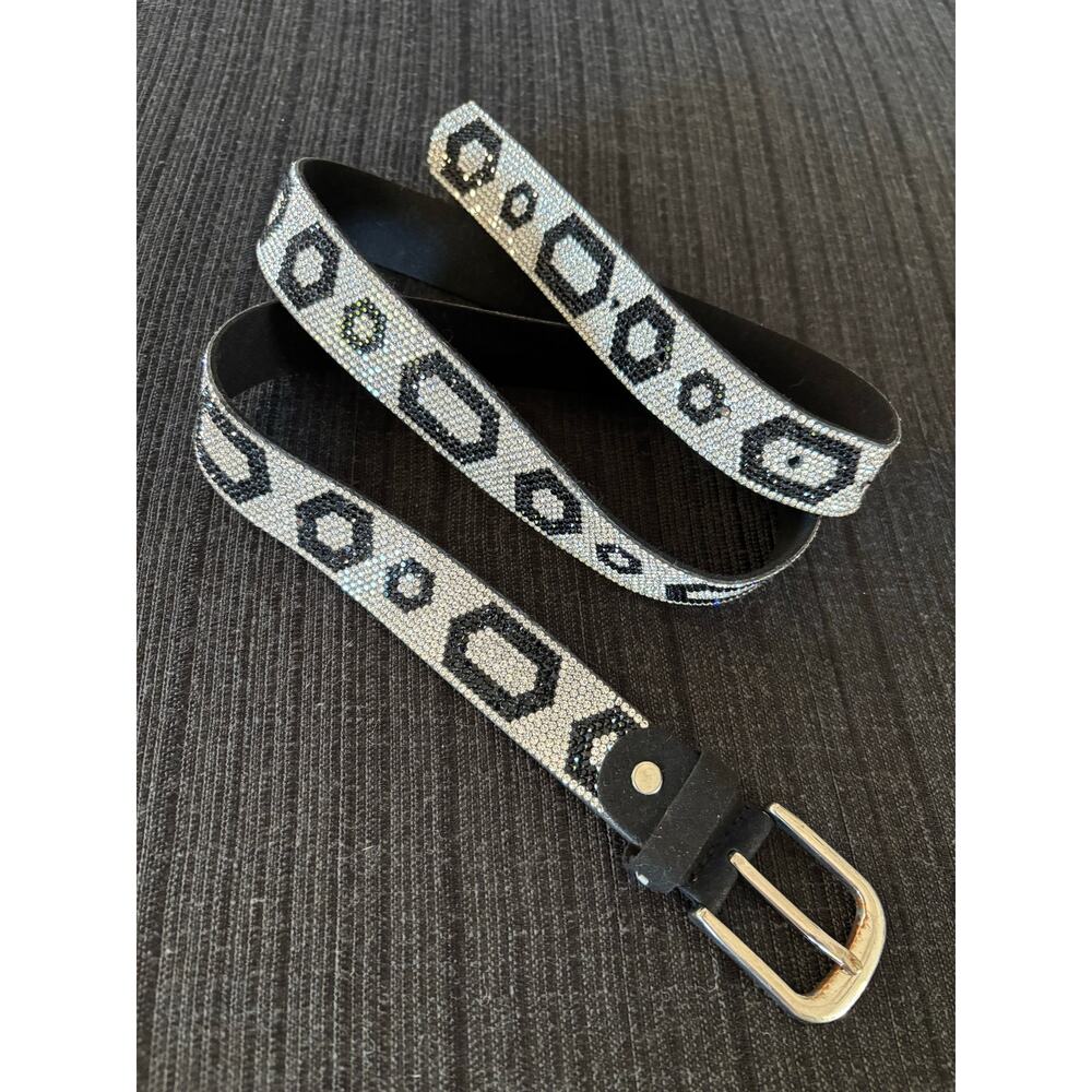 RHINESTONE Women’s Belt XL 44” Maasai or Southwestern-style, Bohemian